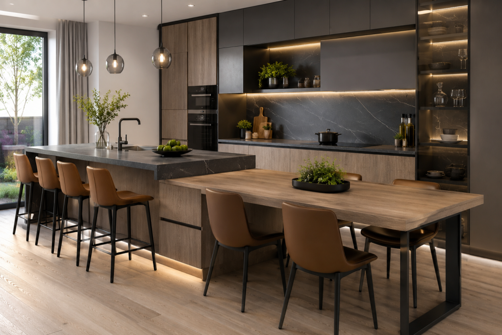 Создание функциональных кухонных пространств: современные тенденции в дизайне