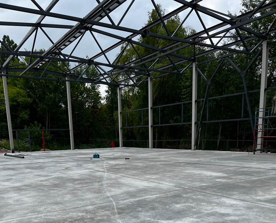 Возведение производственного здания с АБК